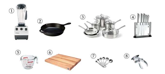 kitchen tools for vegan chili