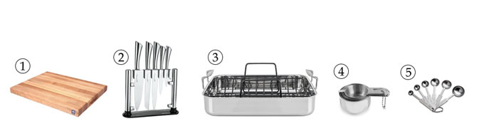 kitchen tools for maple roasted Brussels sprouts