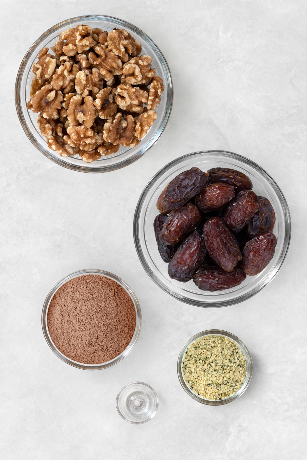 ingredients for raw brownies