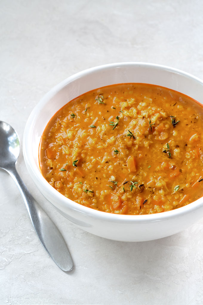 red lentil soup