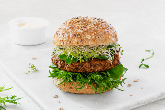 veggie burger
