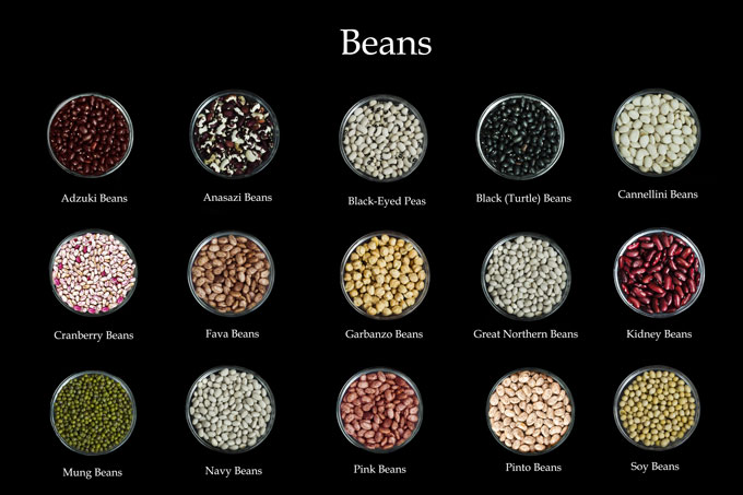 dried legumes - beans