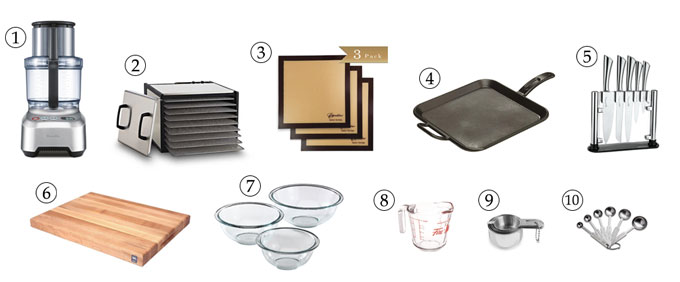 kitchen tools for grain-free granola