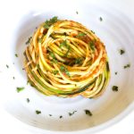 zucchini noodles and marinara