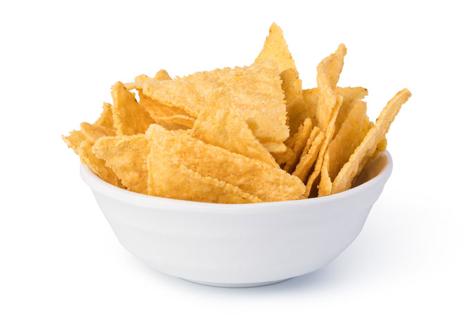 homemade corn chips - raw, vegan