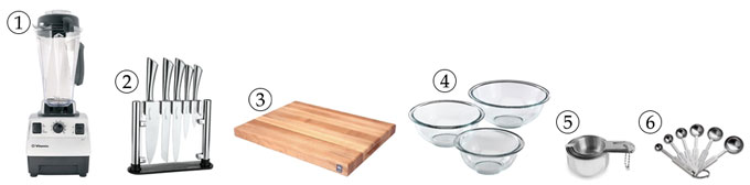 kitchen tools for raw broccoli soup