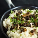 mushroom risotto