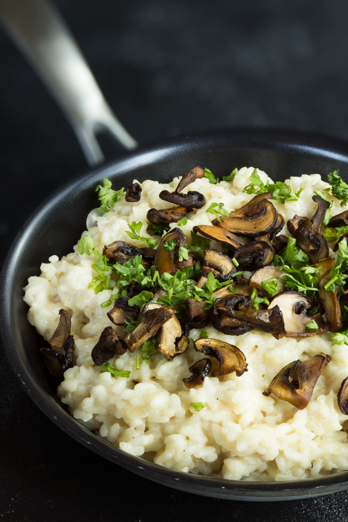 mushroom risotto