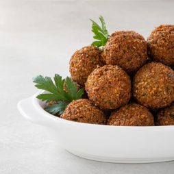 air fried falafel - vegan
