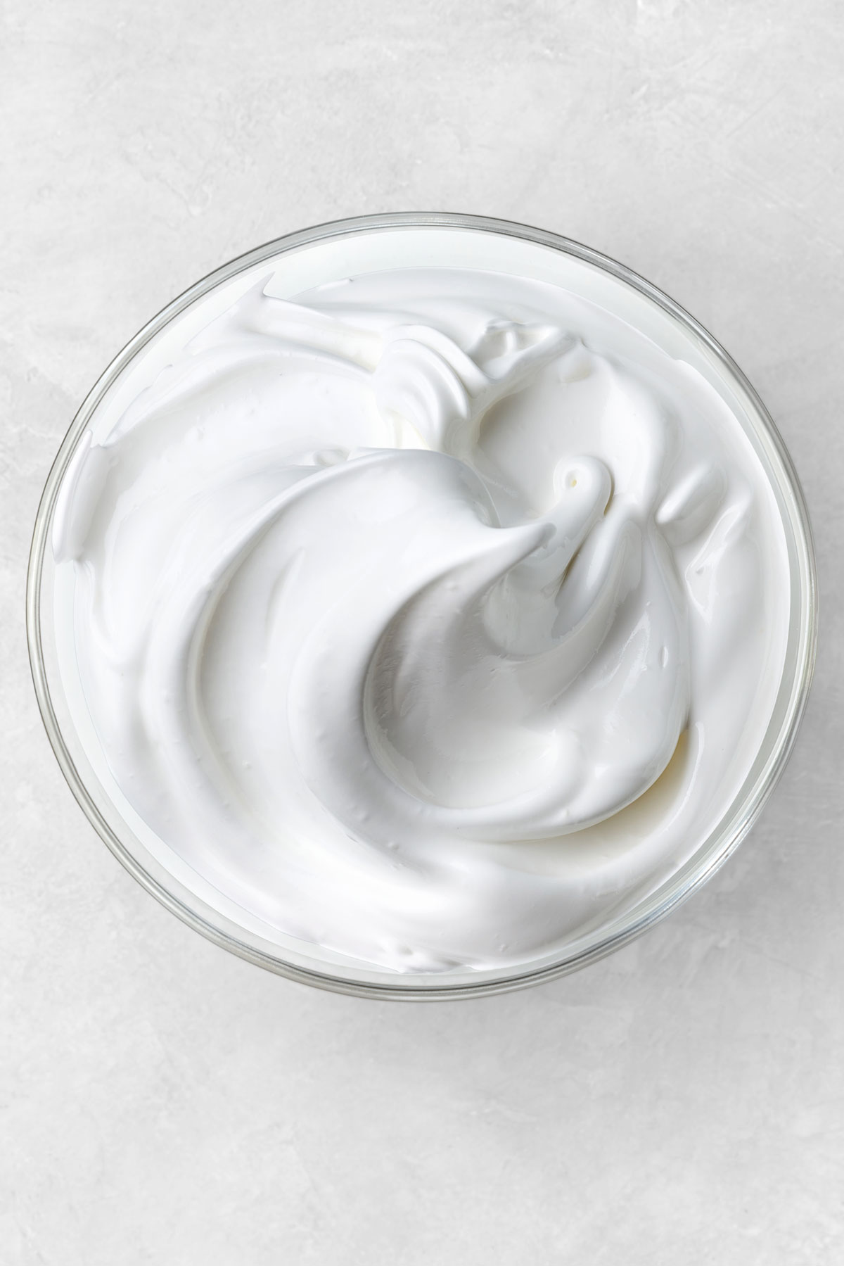 coconut whipped cream - soft peaks