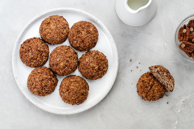 healthy banana muffin tops