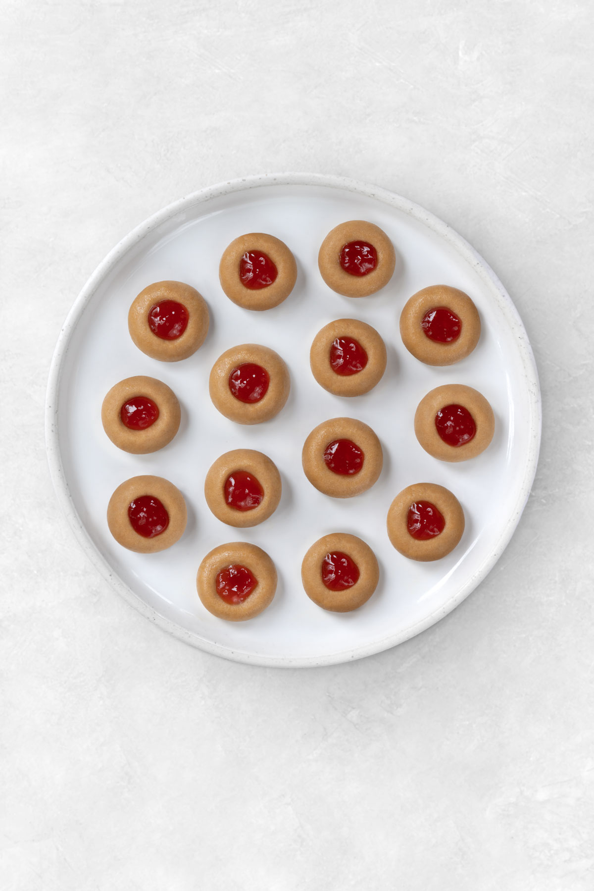 no-bake thumbprint cookies