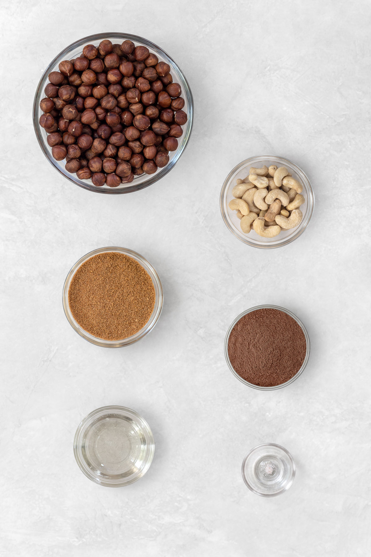 ingredients for Nutella