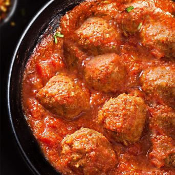 vegan meatballs with tempeh