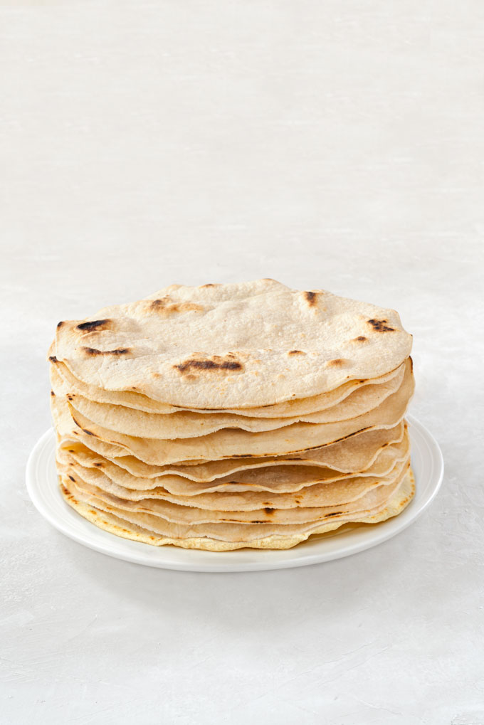 corn tortillas from masa harina