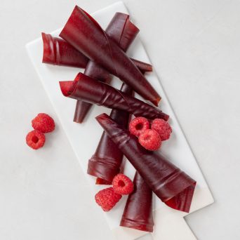 raspberry fruit leather