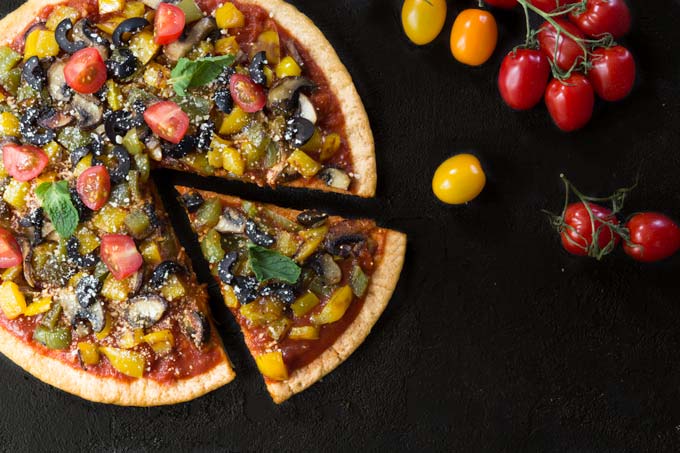 pizza crust - vegan, gluten-free, healthy