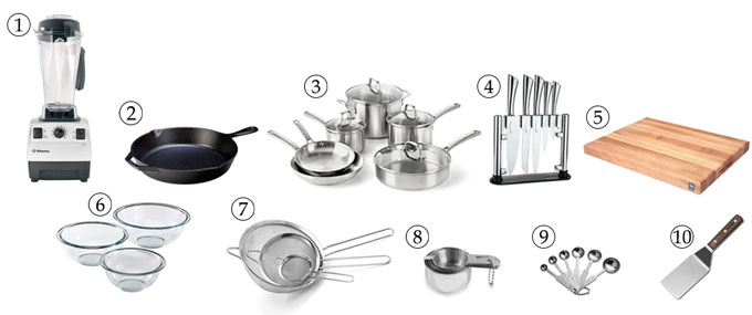 kitchen tools for red lentil pizza crust