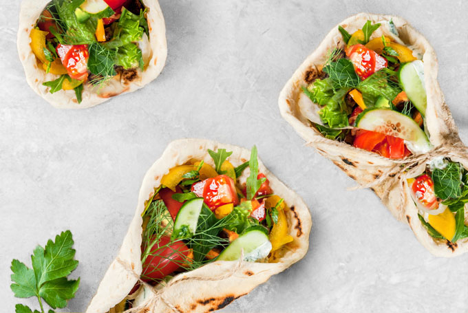 coconut flour flatbread - vegan, paleo, keto