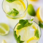 lemon mint lemonade - homemade, fresh, healthy