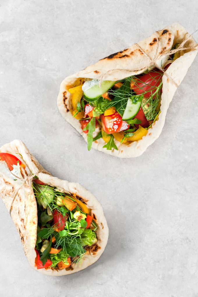 low-carb flatbread - naan, tortillas