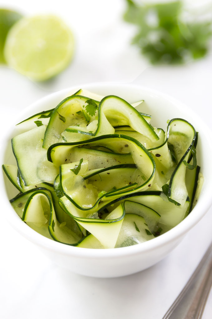 cucumber zucchini salad