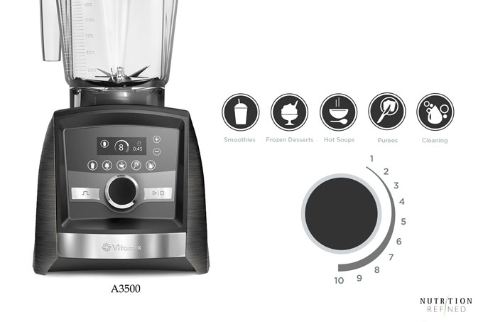 Vitamix A3500 control panel