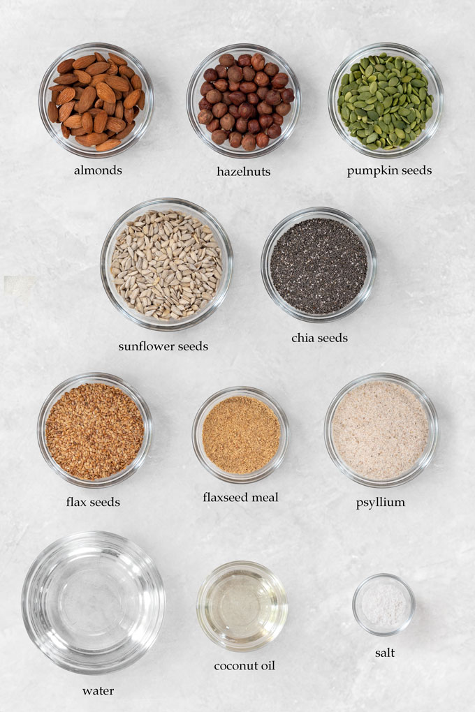 nut and seed bread ingredients