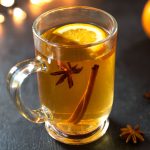 mulled apple cider made from fresh apples