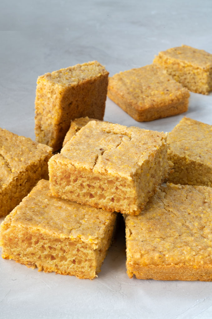 cornbread - vegan, gluten-free, easy