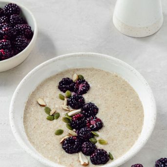 low-carb keto porridge - vegan, paleo