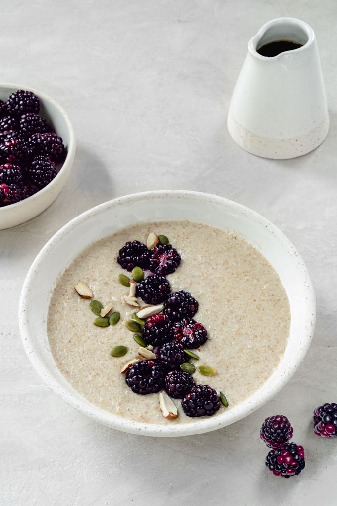 low-carb keto porridge - vegan, paleo