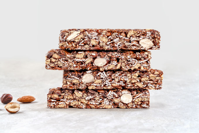 breakfast cereal bars