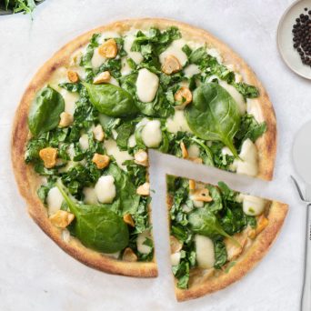 almond flour pizza crust - low-carb, keto, vegan, paleo