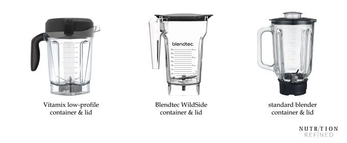 high-speed blender containers and lids