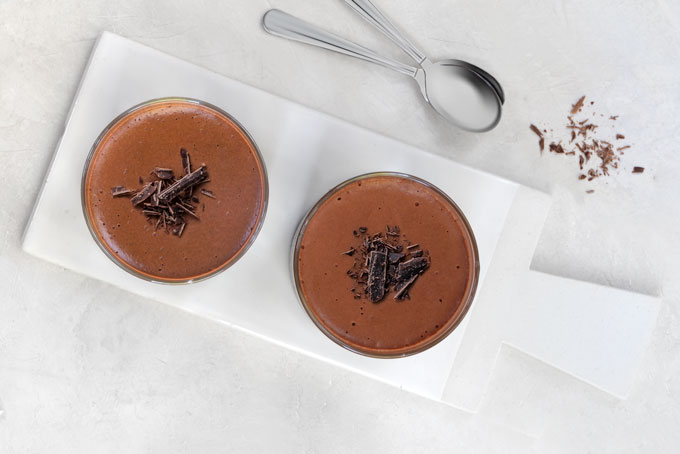 aquafaba chocolate mousse