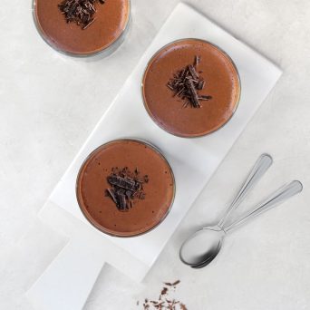 aquafaba chocolate mousse