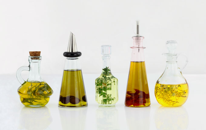 herb-infused oil with rosemary and garlic