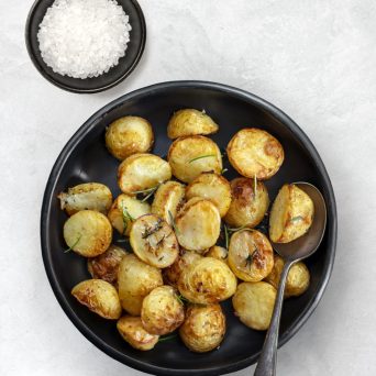 roasted baby potatoes