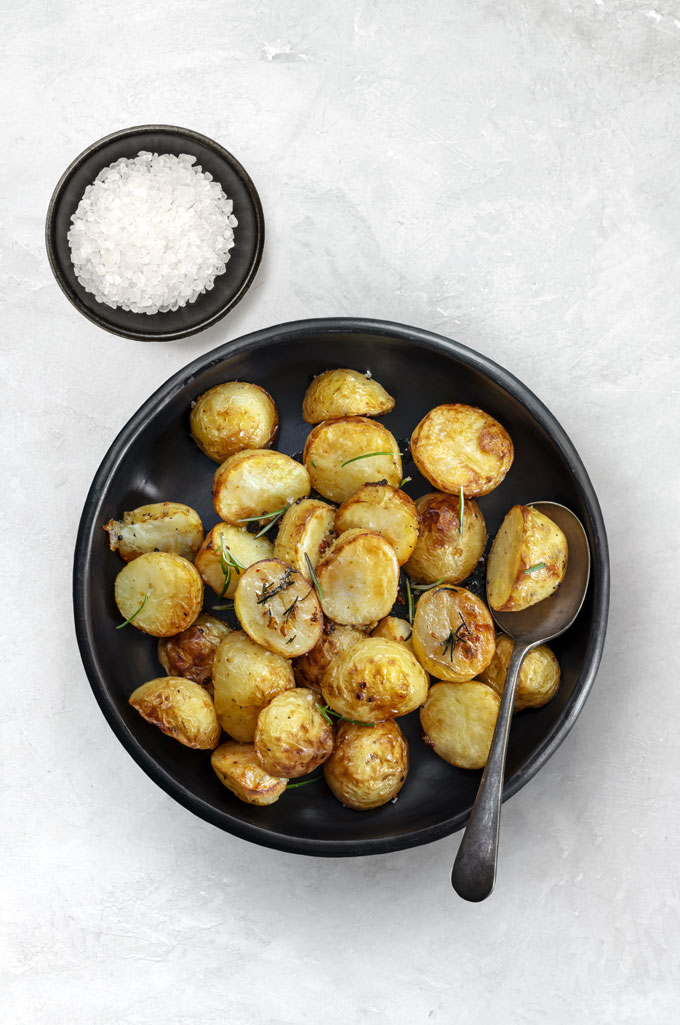 roasted baby potatoes