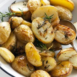 roasted baby potatoes