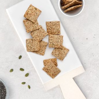 chia seed crackers