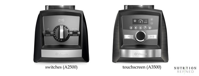 Vitamix control panel - touchscreen vs switches