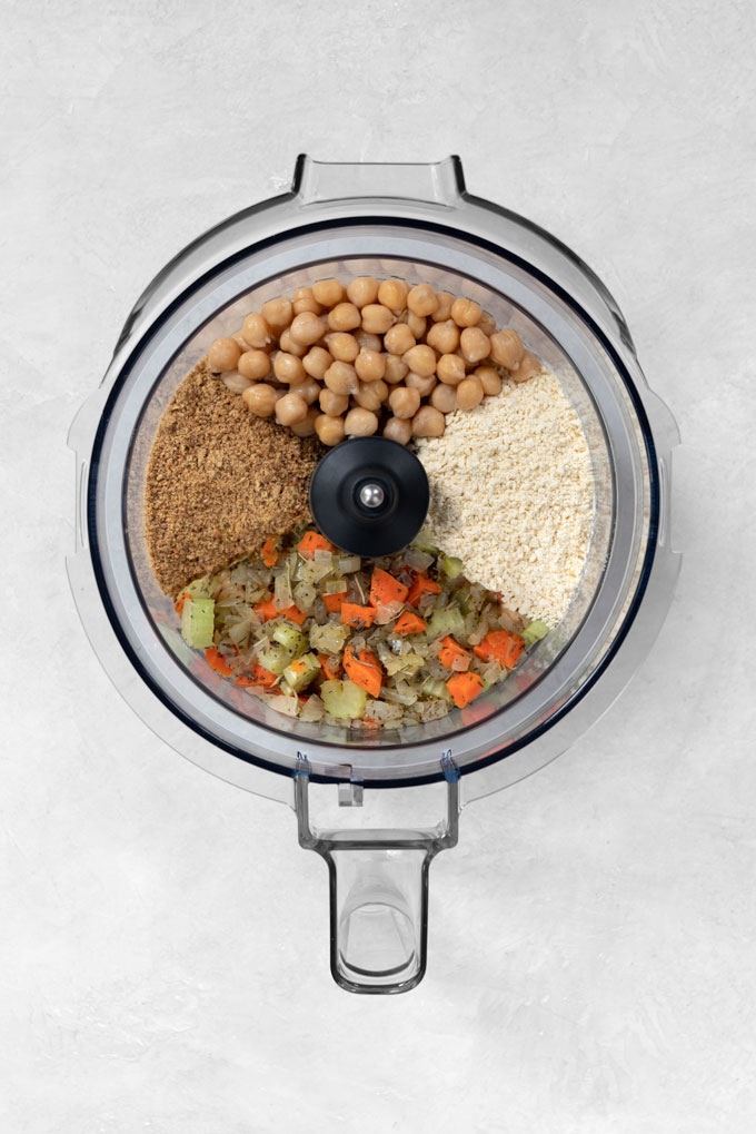how to make chickpea loaf in a Vitamix