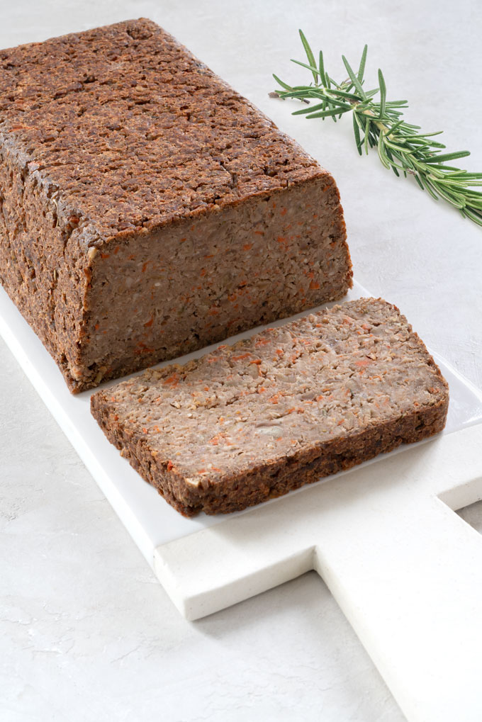 vegan meatloaf with chickpeas