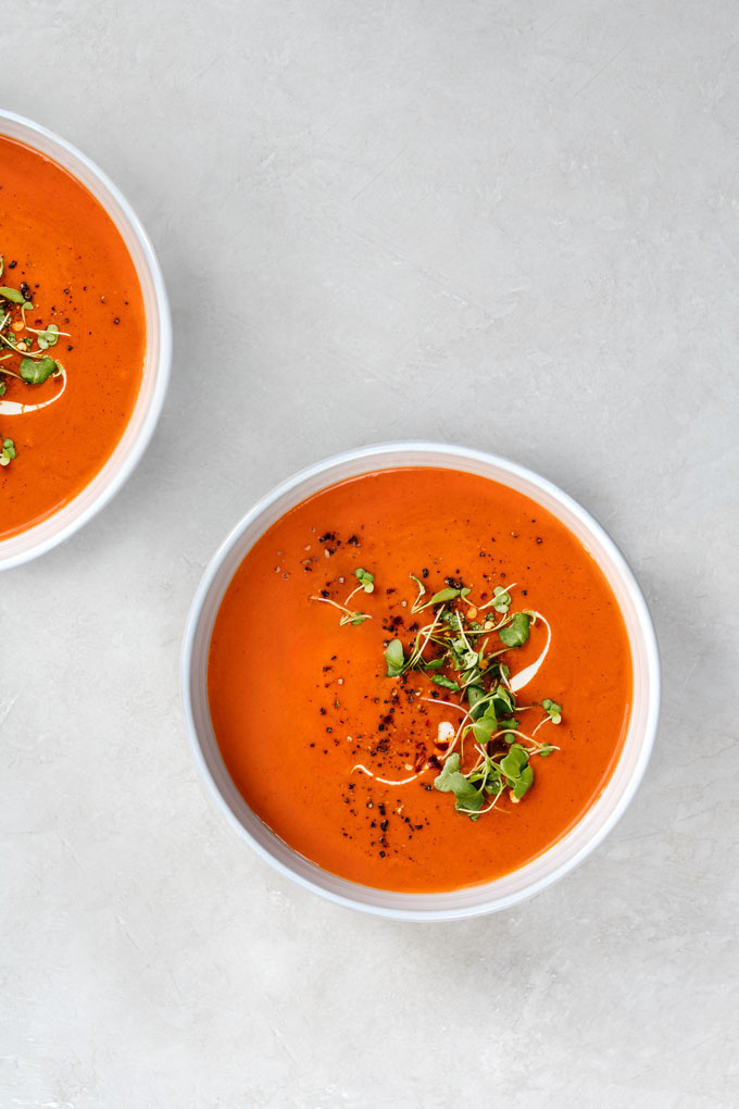 roasted red pepper soup