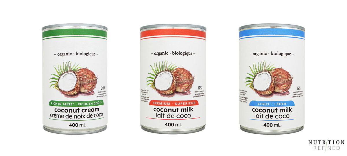 canned coconut cream