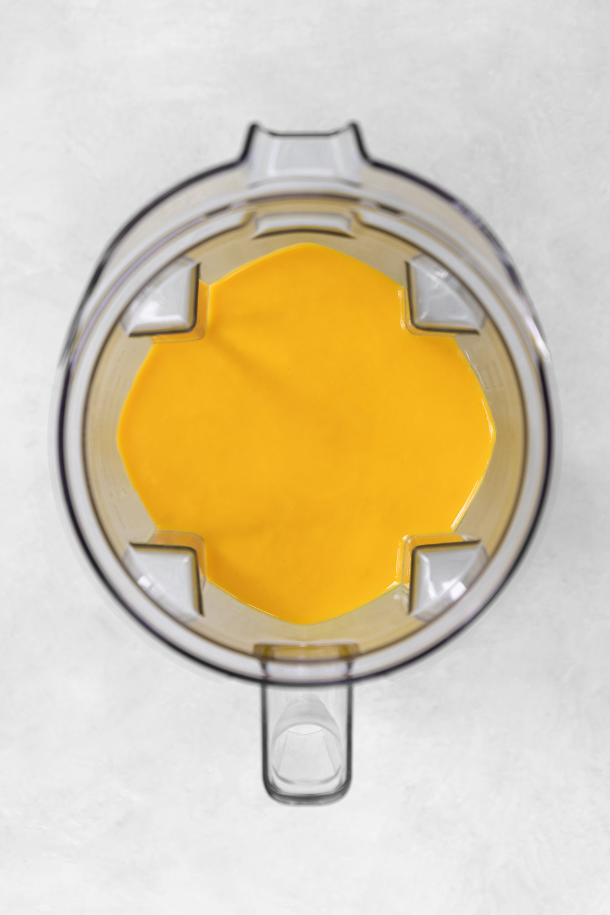 carrot ginger soup in a Vitamix blender