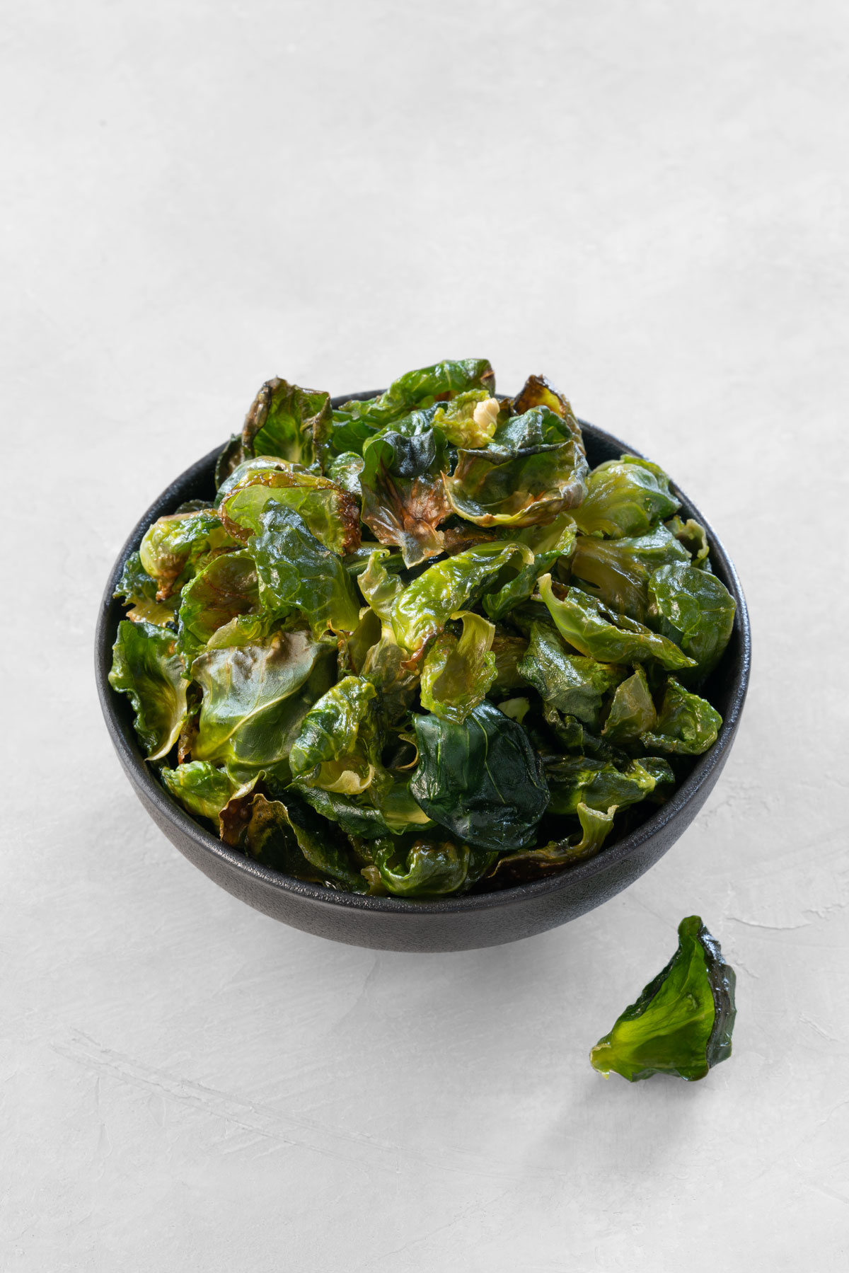veggie chips from Brussels sprouts