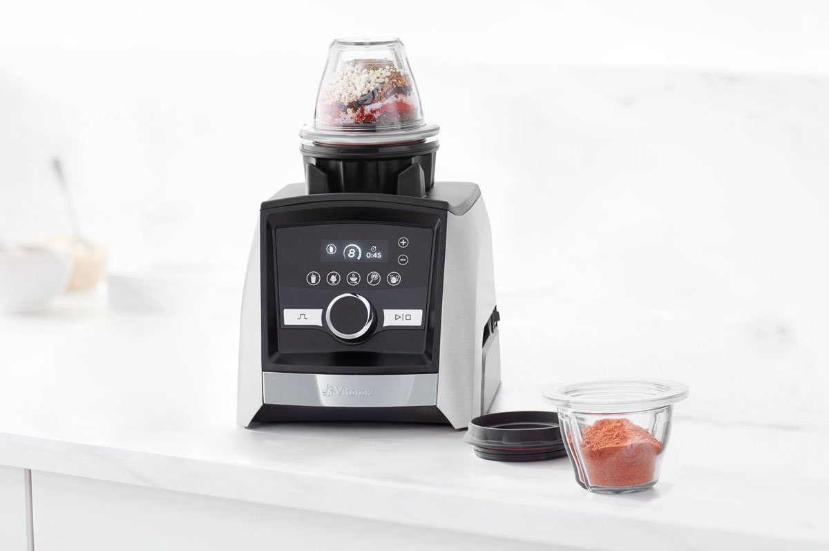 grinding spices in Vitamix